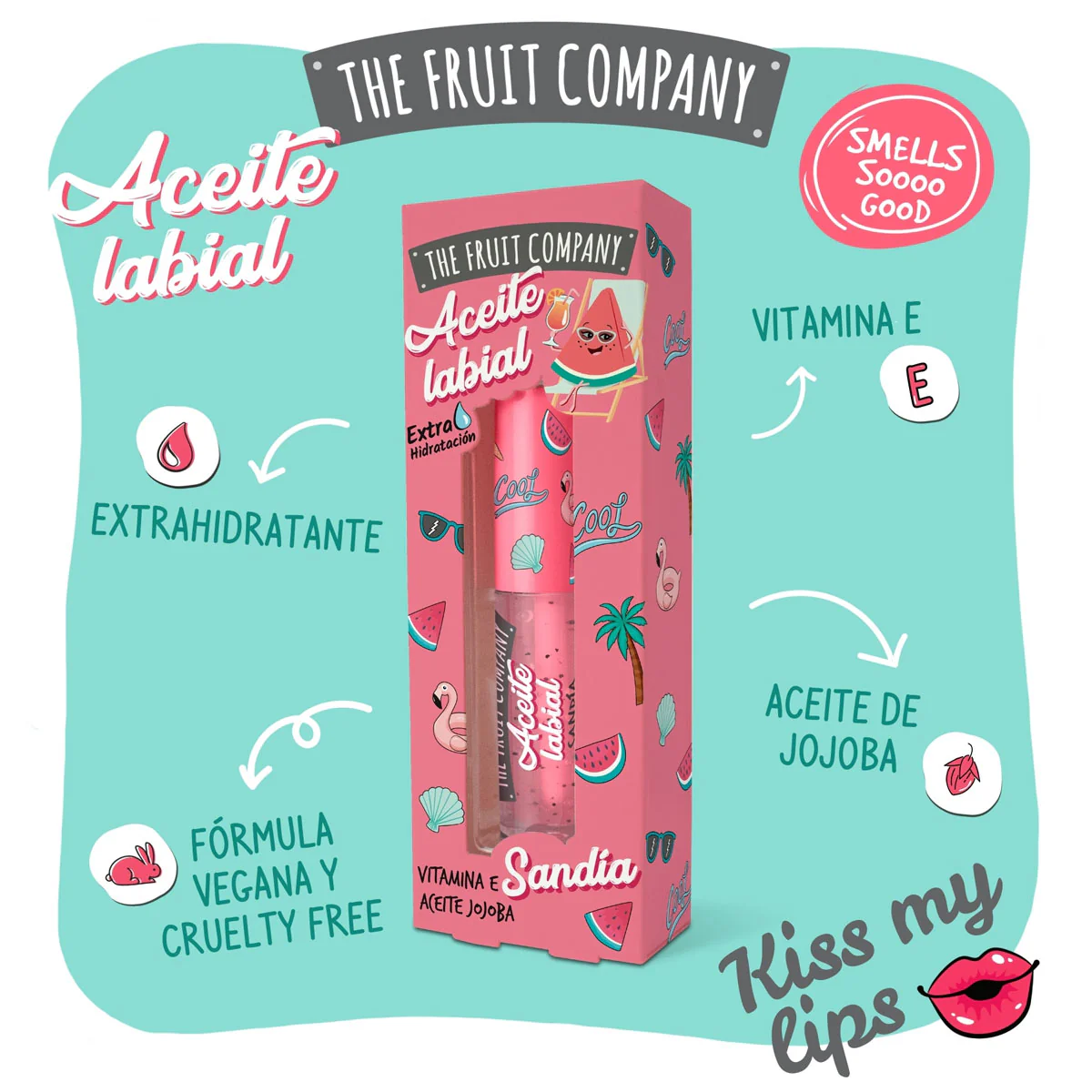 Aceite Labial Sandía - THE FRUIT COMPANY - Image 3