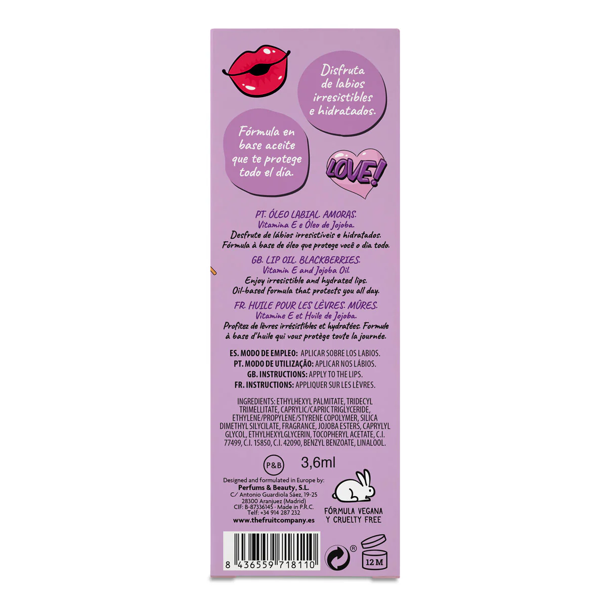 Aceite Labial Moras - THE FRUIT COMPANY - Image 4