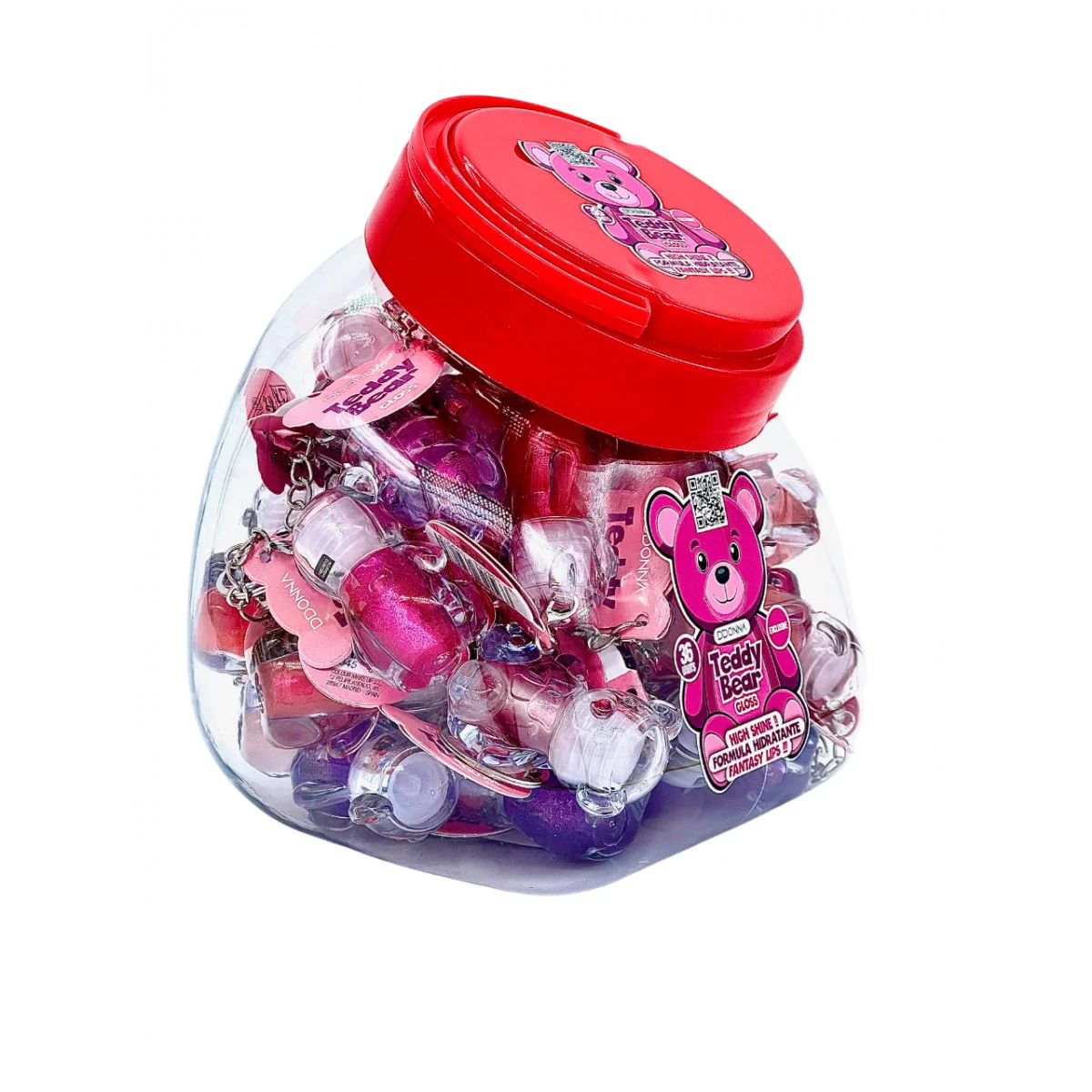 Brillo de labios voluminizador Osito llavero - Lip Oil Teddy Bear - DDonna - Image 2