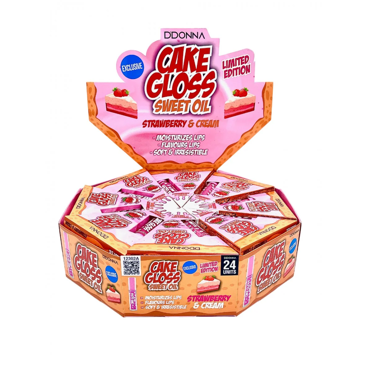 Brillo tarta de Fresa y Nata -Cake Gloss Strawberry&Cream - DDonna