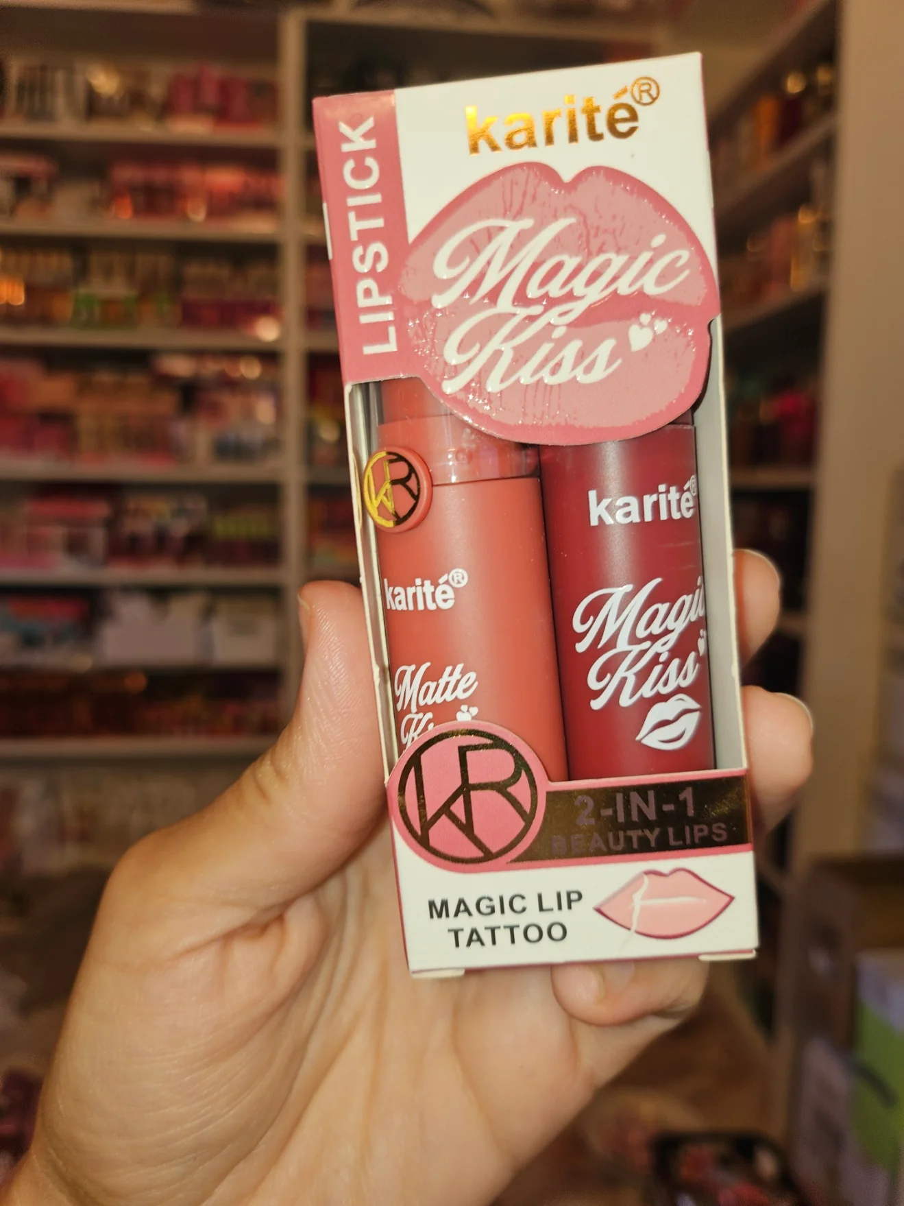 Dúo Perfilador tattoo peel-off + barra de labios Velvet 2 en 1 - Karité - Image 6
