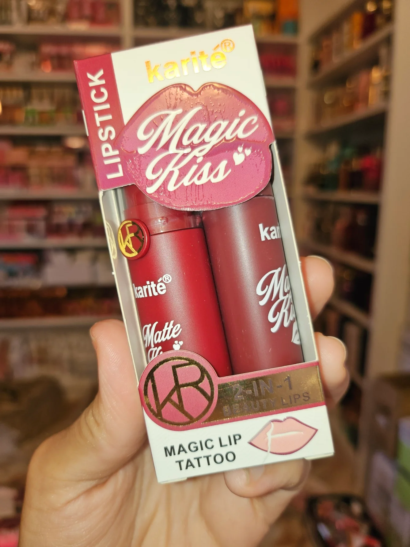Dúo Perfilador tattoo peel-off + barra de labios Velvet 2 en 1 - Karité - Image 7
