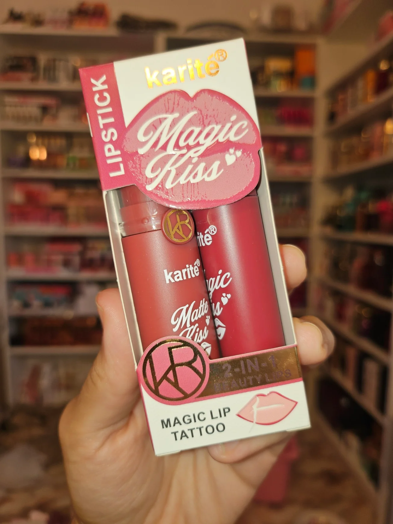 Dúo Perfilador tattoo peel-off + barra de labios Velvet 2 en 1 - Karité - Image 8