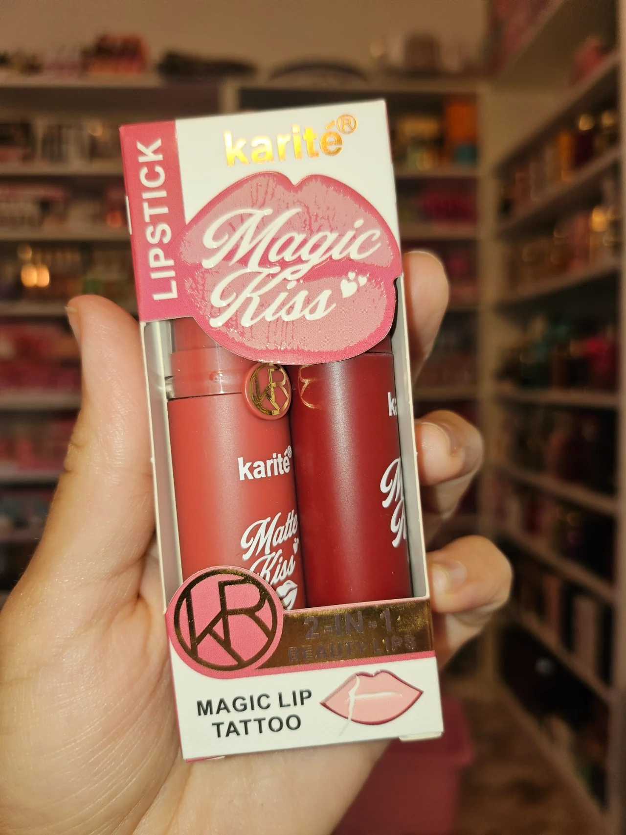 Dúo Perfilador tattoo peel-off + barra de labios Velvet 2 en 1 - Karité - Image 9