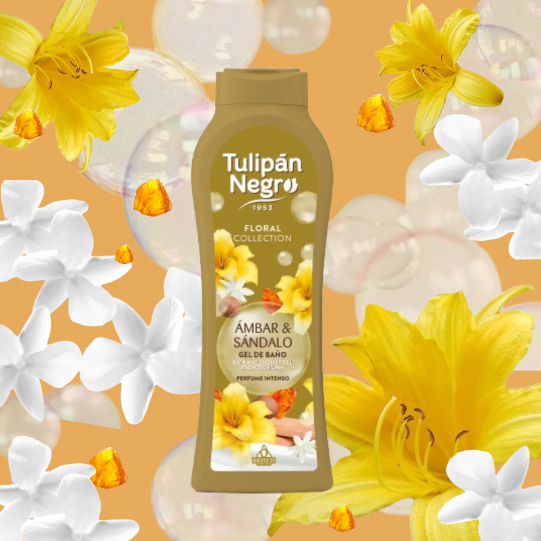 Gel Ámbar & Sándalo 650 ml - Tulipán Negro