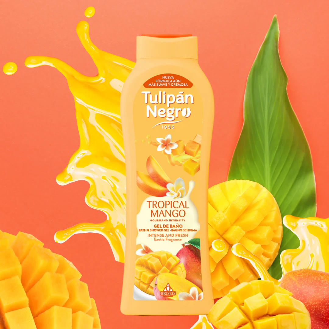 Gel de Baño Tropical Mango 650 ml - Tulipán Negro