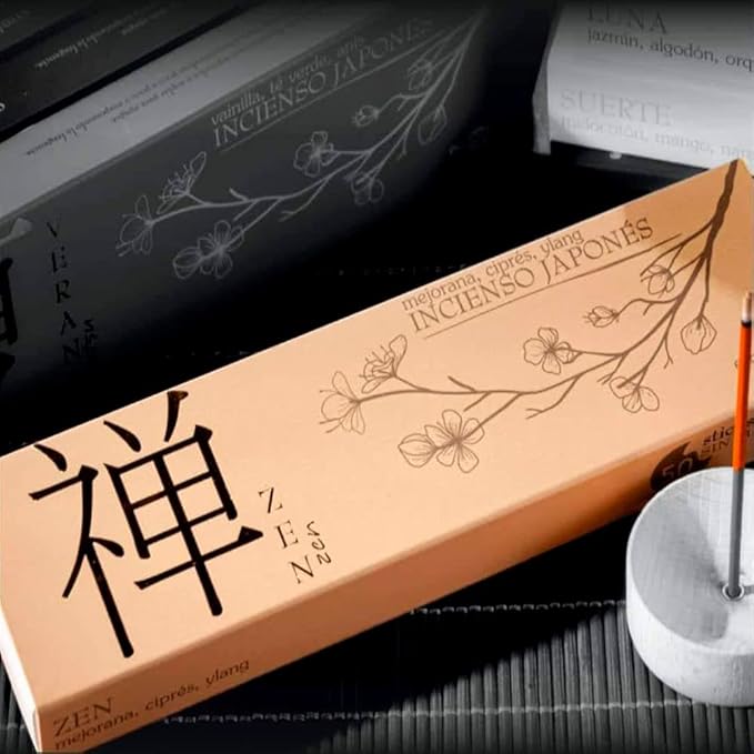 Incienso Japonés 50 Sticks + Soporte Quemador - Image 3