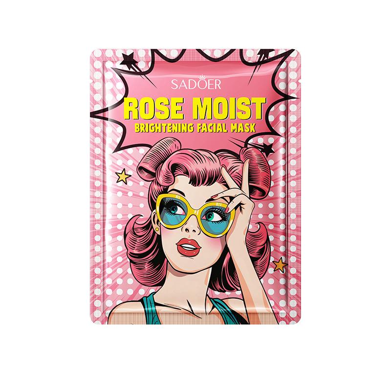 Macarilla Facial Koreana Iluminadora Rosa