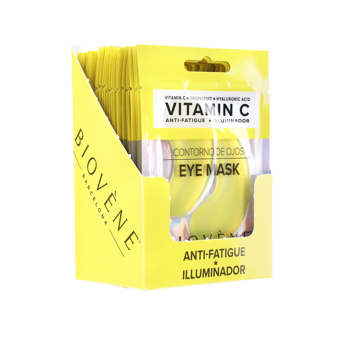 Mascarilla para ojos ultrabrillante con vitamina C, pomelo y ácido hialurónico | Biovène - Image 4