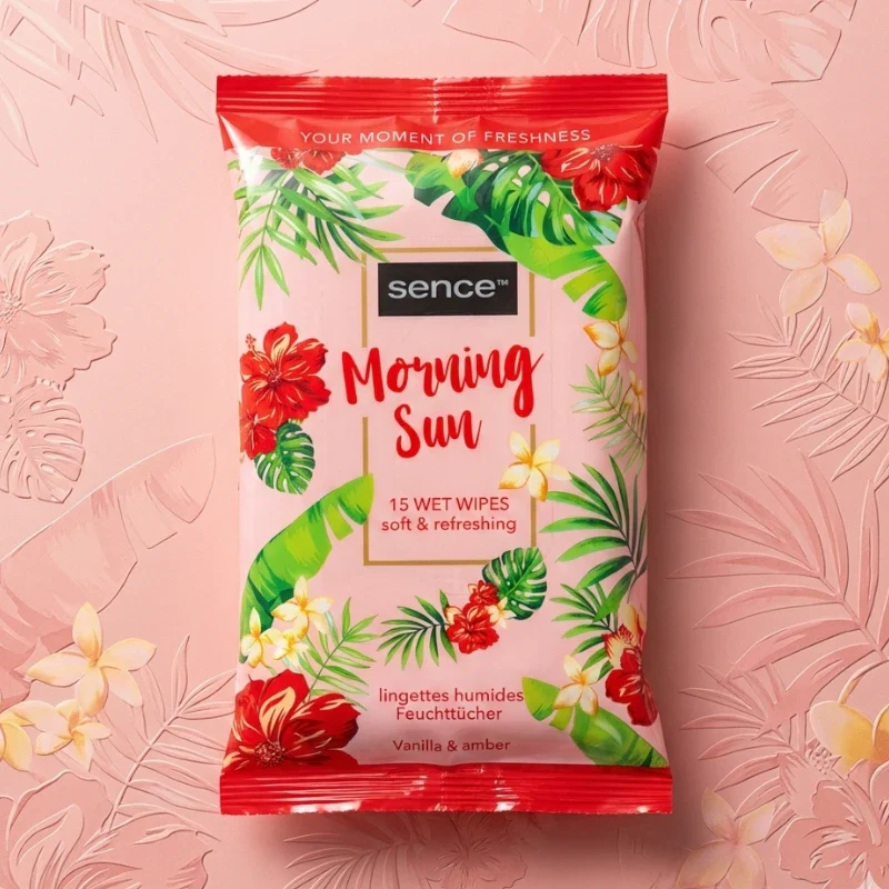 Set de 2 paquetes de 15 toallitas «Morning Sun» Frescura y despertar - Sence