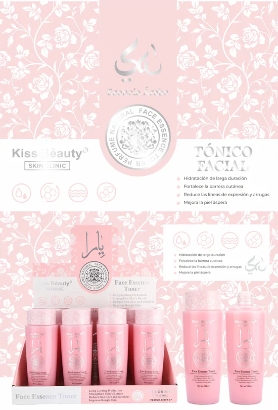 Tonico Facial Yara Hidratante - Kiss Beauty - Image 2